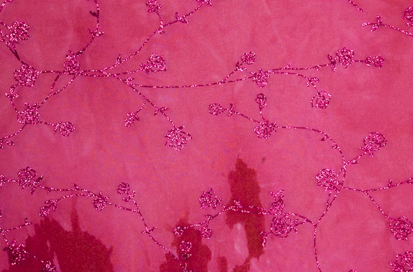 Sheer/Glitter Pattern (Pink)