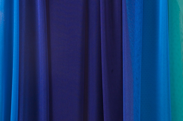 Printed Mesh (Blue, Multi)