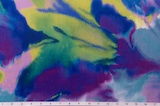 Tie Dye Stretch Velvet (Blue, Chartreuse, Pink)