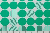 Printed Polka Dots (Green, White)