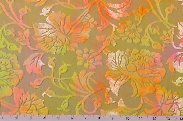 Novelty Spandex (Pink, Yellow)