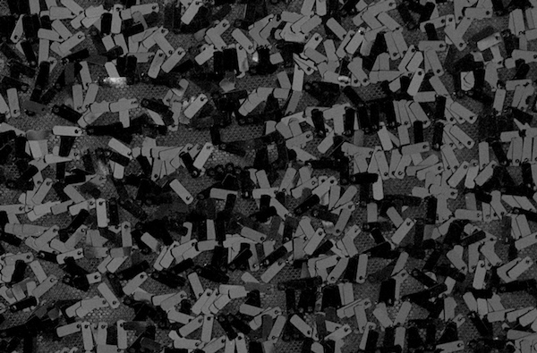 Stretch Sequins (Black/Black)