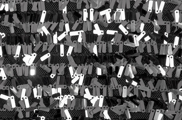 Stretch Sequins (Black/Silver)