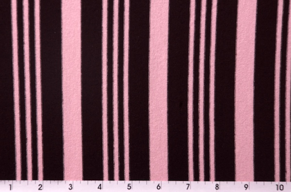 Printed Cotton Lycra&reg; (Black/Pink)