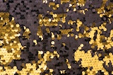 Stretch Sequins (Black/Gold)