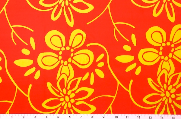 Floral Prints (Red/Yellow)