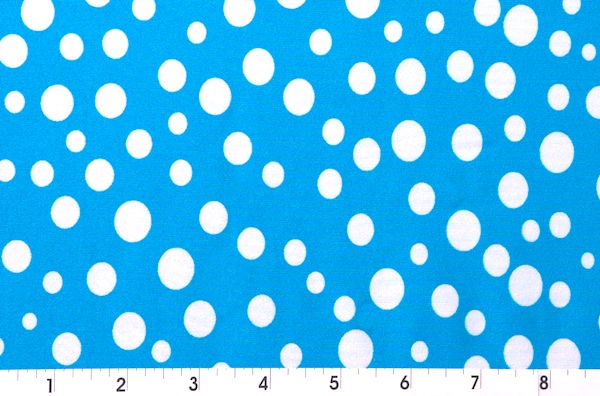 Printed Polka Dots (Blue, White)