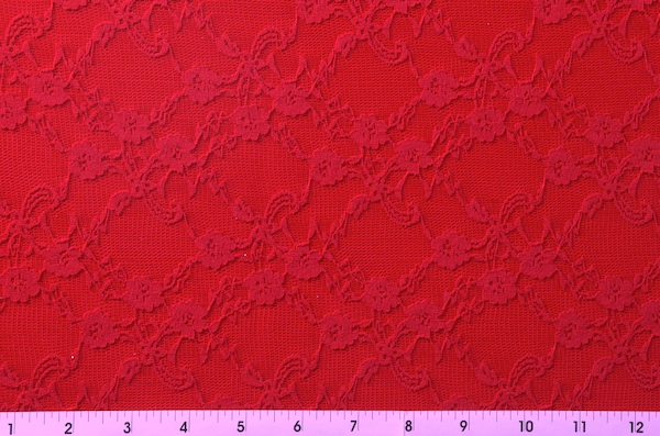 Stretch Lace (Red)