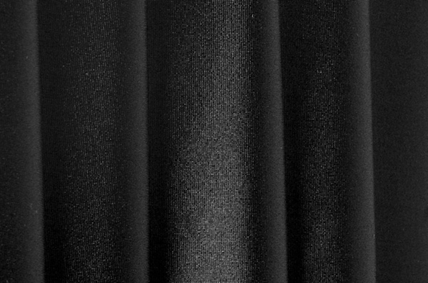 Shiny Lycra Fabric Swatch | Black