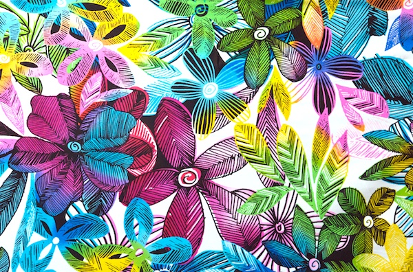 Floral Prints (White, Turquoise, Blue, Green, Multi)