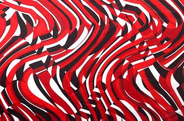 Printed Spandex (Red, Black, White)