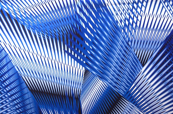 Printed Spandex (Blue, Black, White)