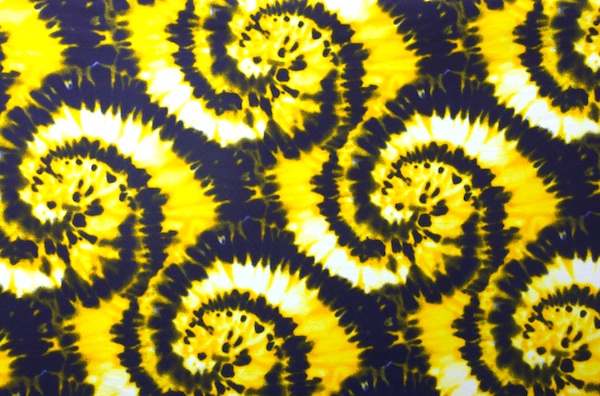 Printed Spandex (Yellow, Navy, White)