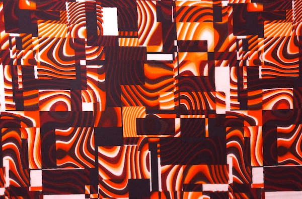 Printed Spandex (Orange, Brown, Black, White, Multi)