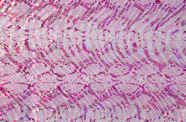 Animal Print Hologram (white, fuchsia, silver)