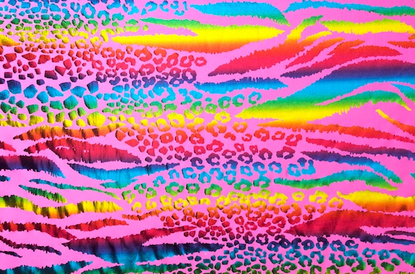 Animal Print Hologram (Pink/Multi)