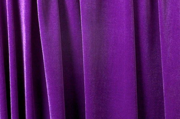Stretch Solid Velvet (Lt. Purple)