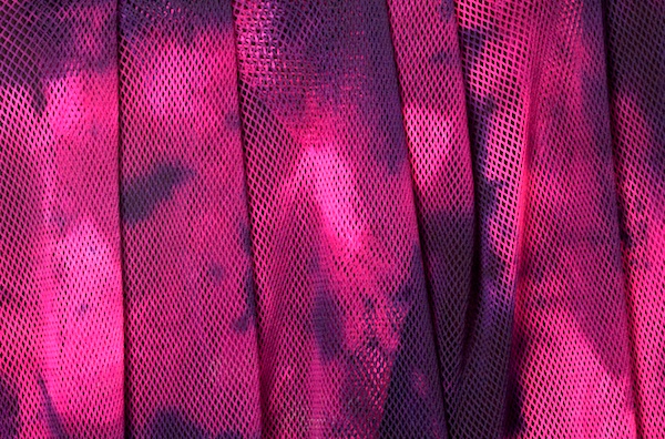 Tie Dye Fishnet (Plum, Multi)