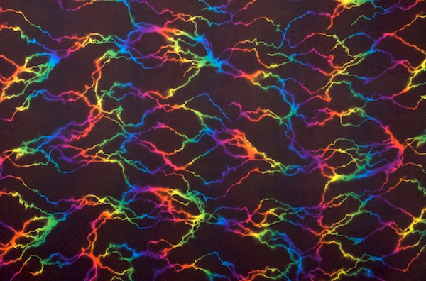 Printed Spandex (Black, Blue, Yellow, Multi)