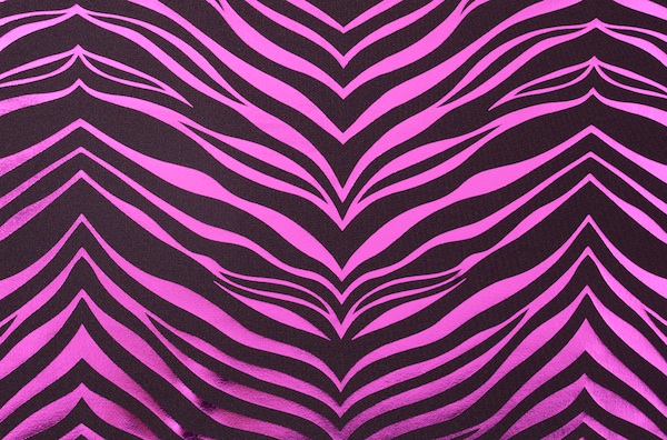 Animal Print Hologram (Black, Fuchsia)