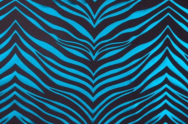 Animal Print Hologram (Black, Turquoise)