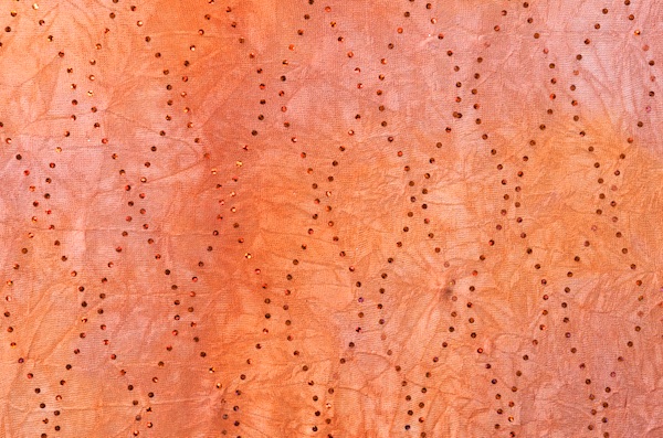 Sheer Glitter/Pattern (Orange, Multi)