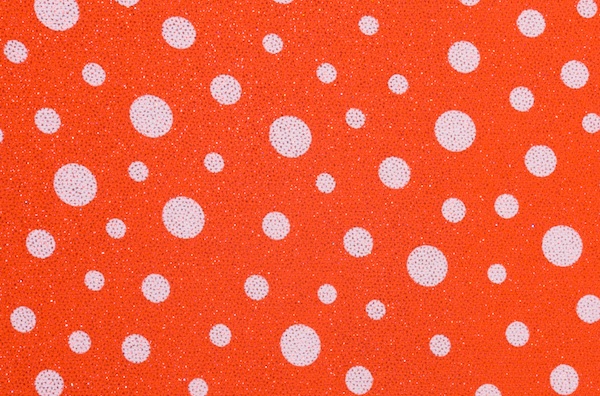 Glitter Polka Dots (Orange/White)
