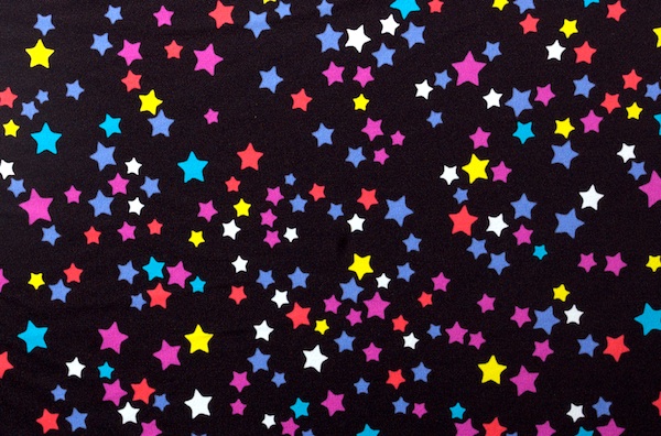 Printed Stars (Black, Blue, Red, Multi)