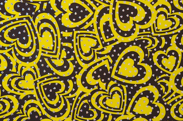 Pattern/Abstract Hologram (Black/Yellow)