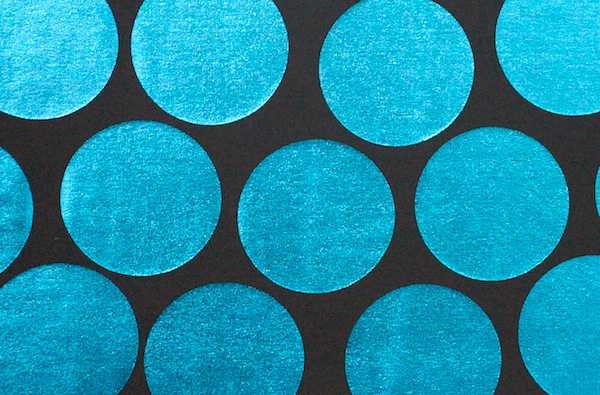 Polka Dots Holograms (Black/Blue)