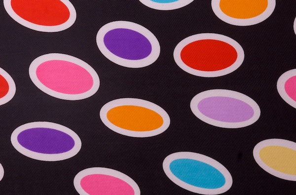 Printed Polka Dots ITY (Black, Purple, Pink)