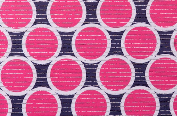 Printed Polka Dots (Navy, Fuchsia, Silver, White)