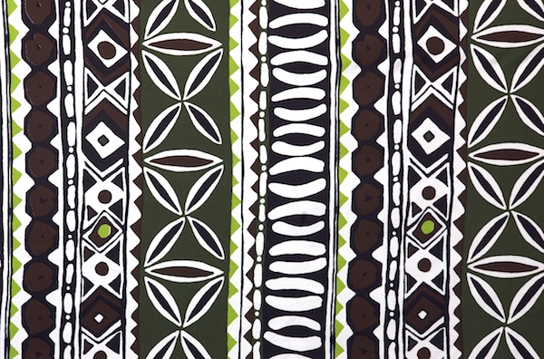 Printed Spandex (Forest green, Brown, White)