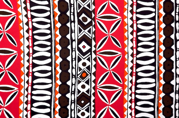 Printed Spandex (Red, White, Black, Orange)