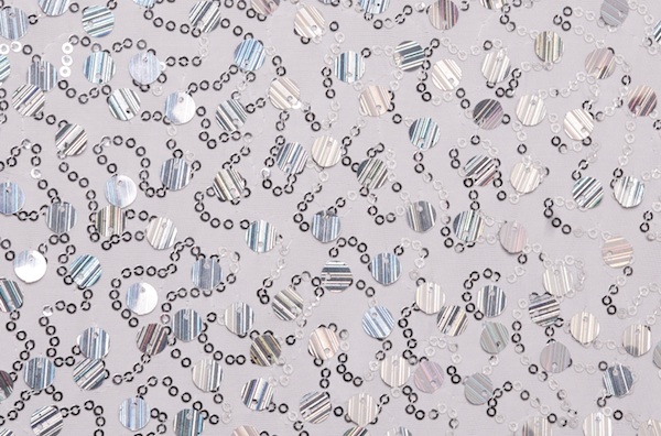Stretch Sequins (White/Silver)