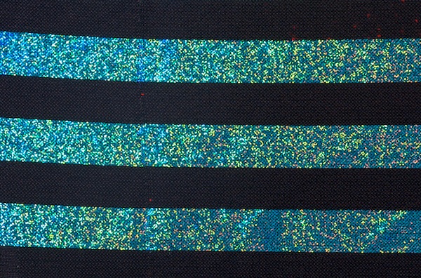 Stretch Sequins (Black/Teal)