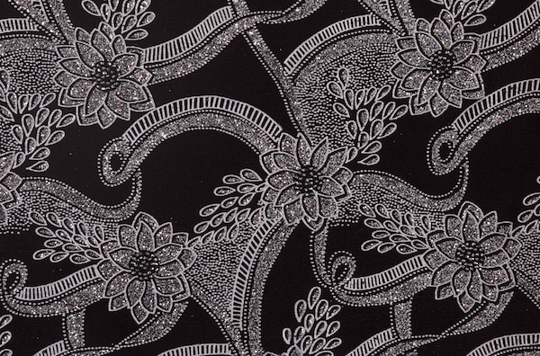 Glitter Slinky (Black/Silver)