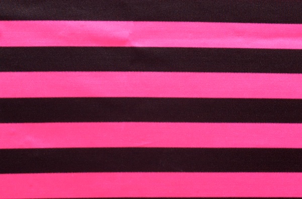  Satin Stripes (Black/Pink)