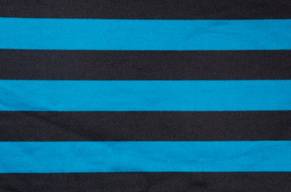  Satin Stripes (Black/Turquoise)