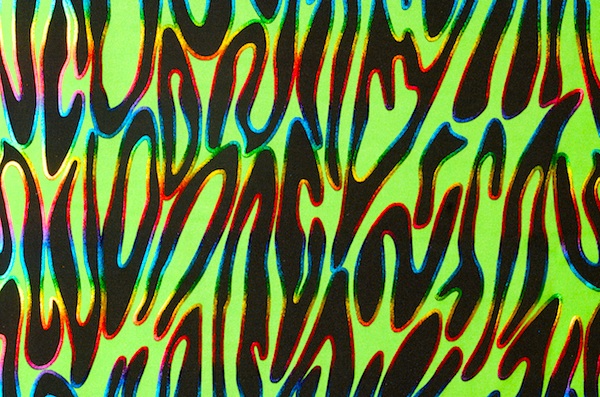 Animal Print Hologram (Lime/Black/Multi)