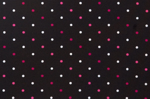 Printed Polka Dots (black/multi)