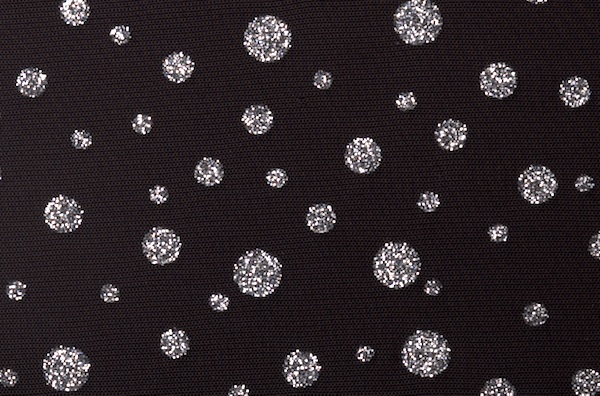 Glitter/Pattern Mesh (Black/Silver)