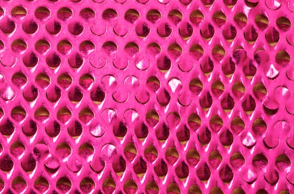 Metalic Pattern Spandex (Fuchsia)