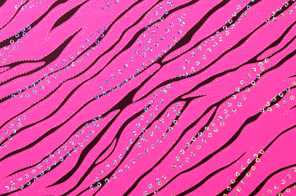 Hologram Spandex (Hot Pink, Black, Silver)