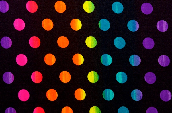 Printed Spandex (Purple/Orange/Multi)