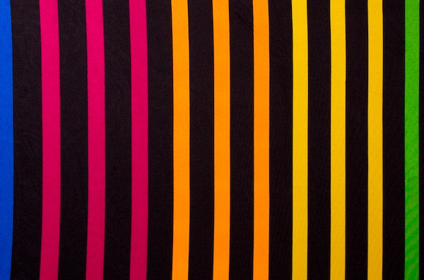 Printed Stripes (Black/Multi)