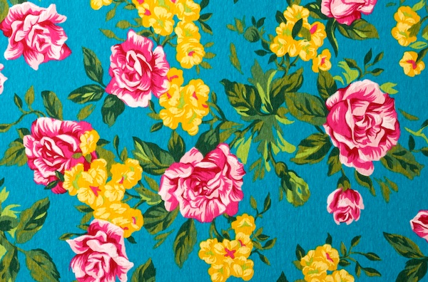 Printed Cotton Lycra&reg; (Pink/Yellow/Green/Multi)