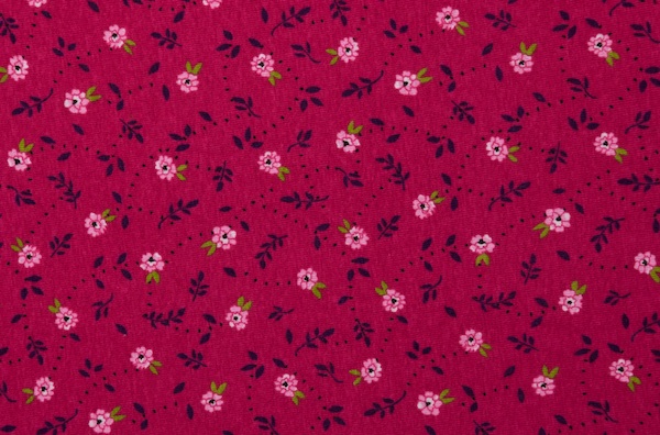 Printed Cotton Lycra&reg; (Lime/Pink/Multi)