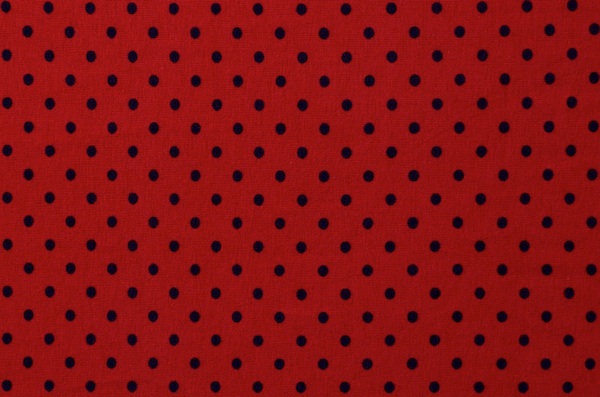 Printed Cotton Lycra&reg; (Black/Red)