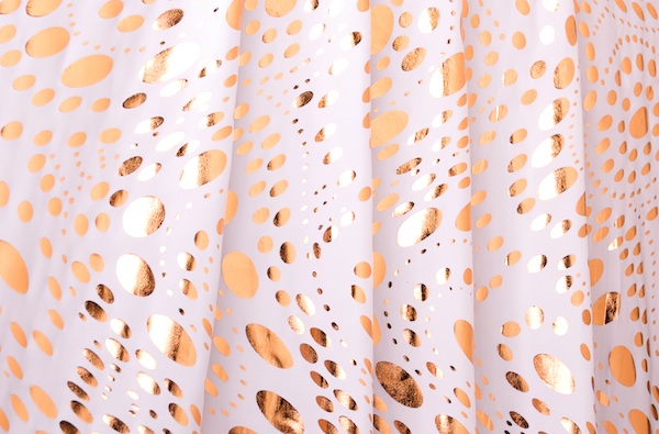 Pattern/Abstract Hologram (White/Copper)